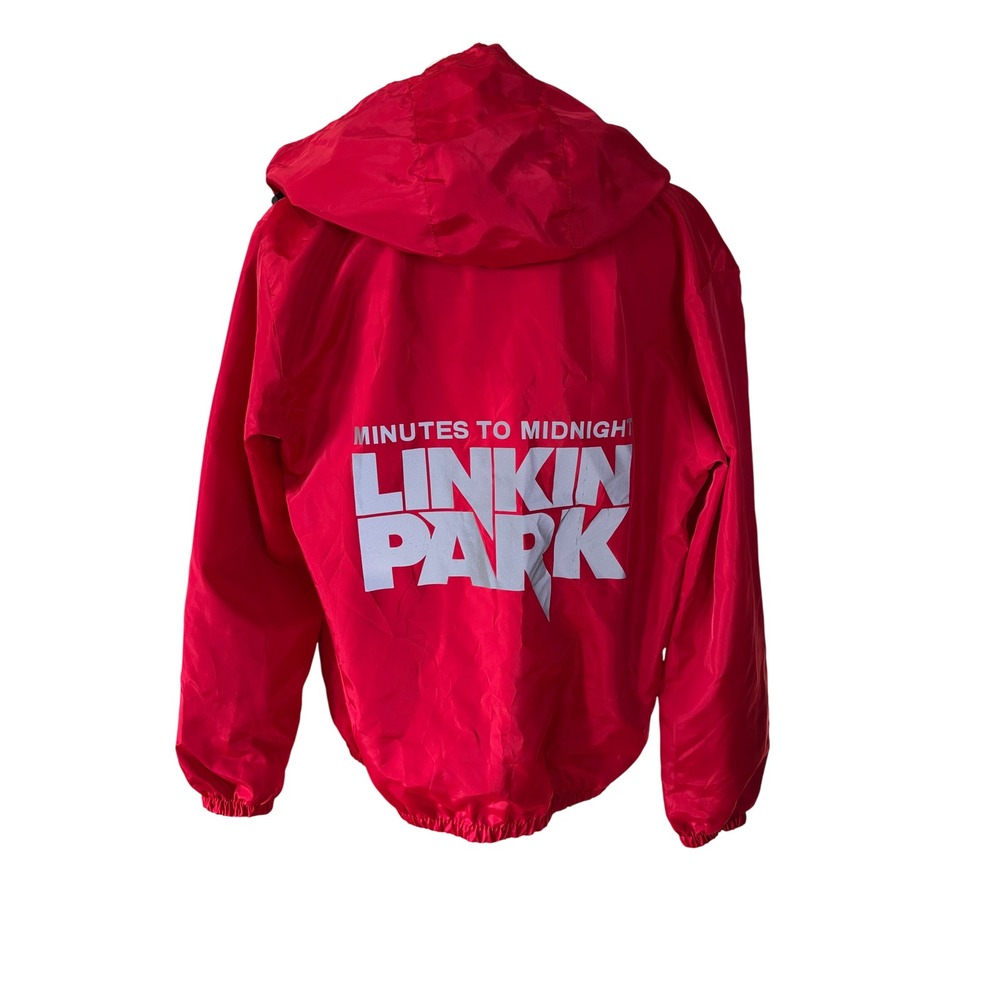 Rare Linkin Park Minutes to Midnight Windbreaker Tour Jacket Mens MED - Picture 4 of 11